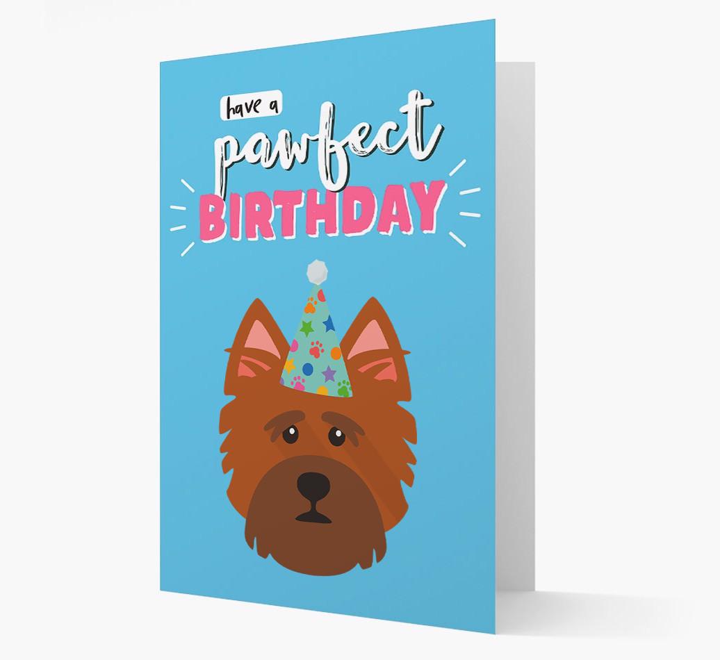 'Have A Pawfect Birthday' - Personalized {breedFullName} Card