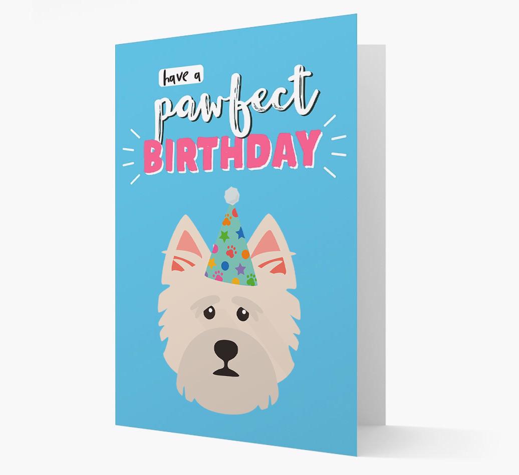'Have A Pawfect Birthday' - Personalized {breedFullName} Card