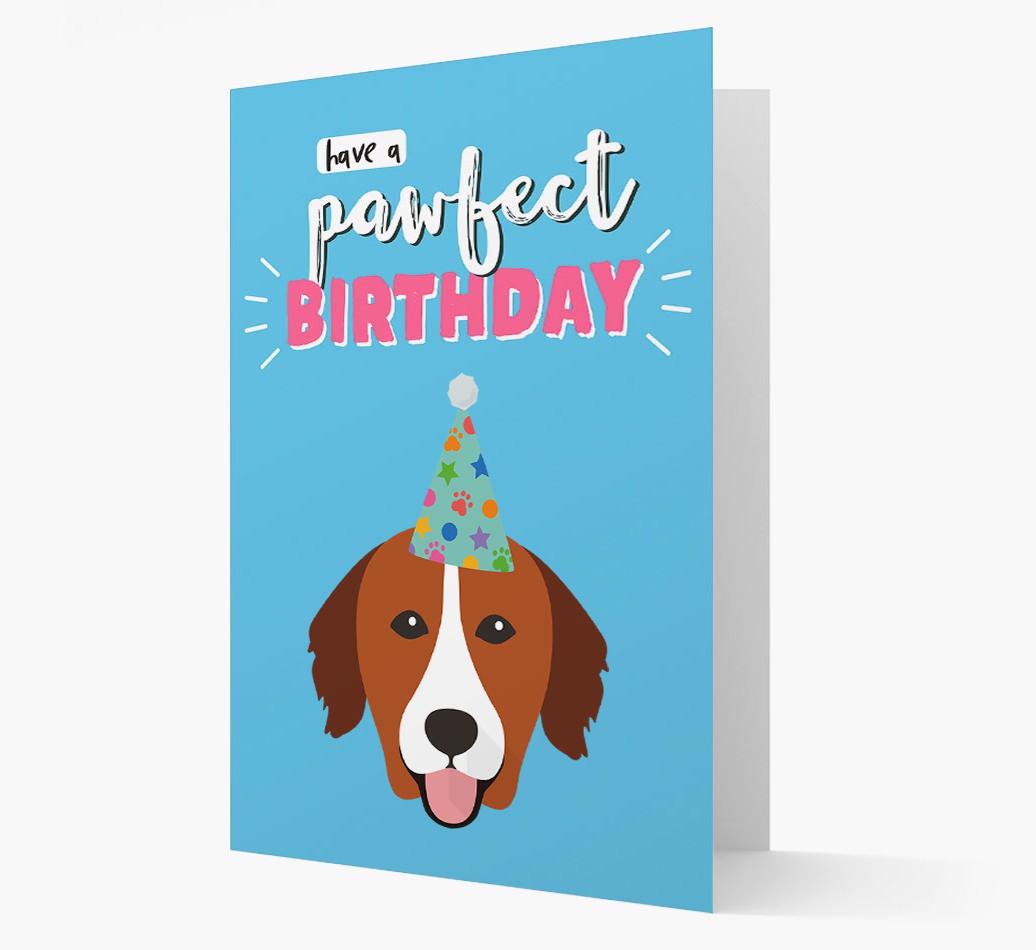 'Have A Pawfect Birthday' - Personalized {breedFullName} Card