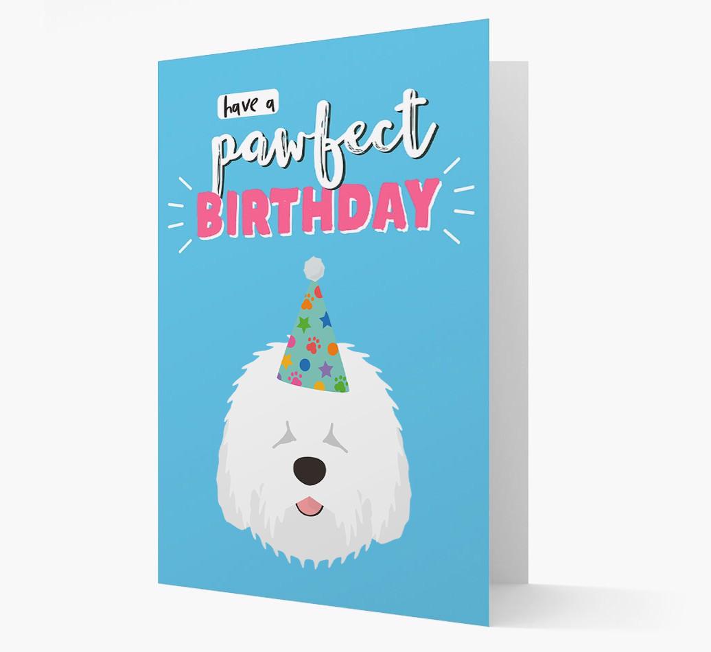 'Have A Pawfect Birthday' - Personalized {breedFullName} Card