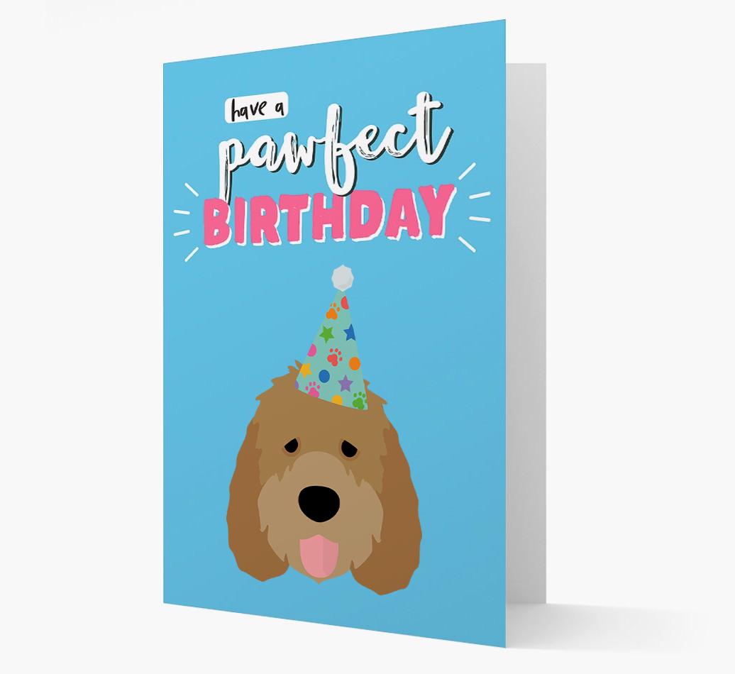 'Have A Pawfect Birthday' - Personalized {breedFullName} Card