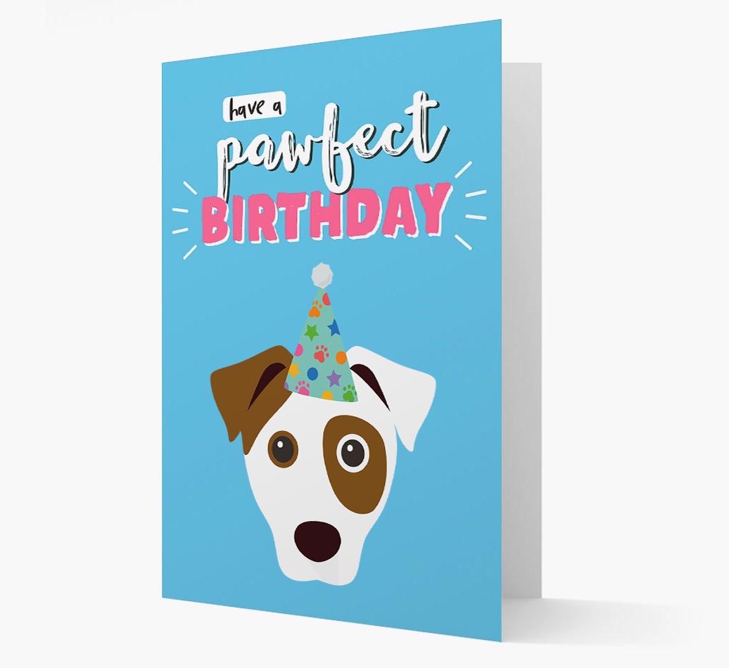 'Have A Pawfect Birthday' - Personalized {breedFullName} Card