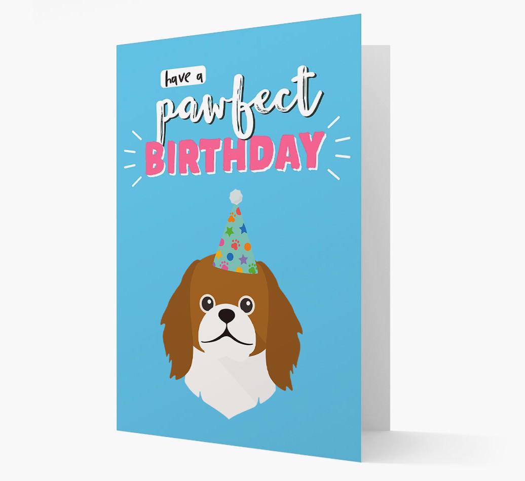 'Have A Pawfect Birthday' - Personalized {breedFullName} Card