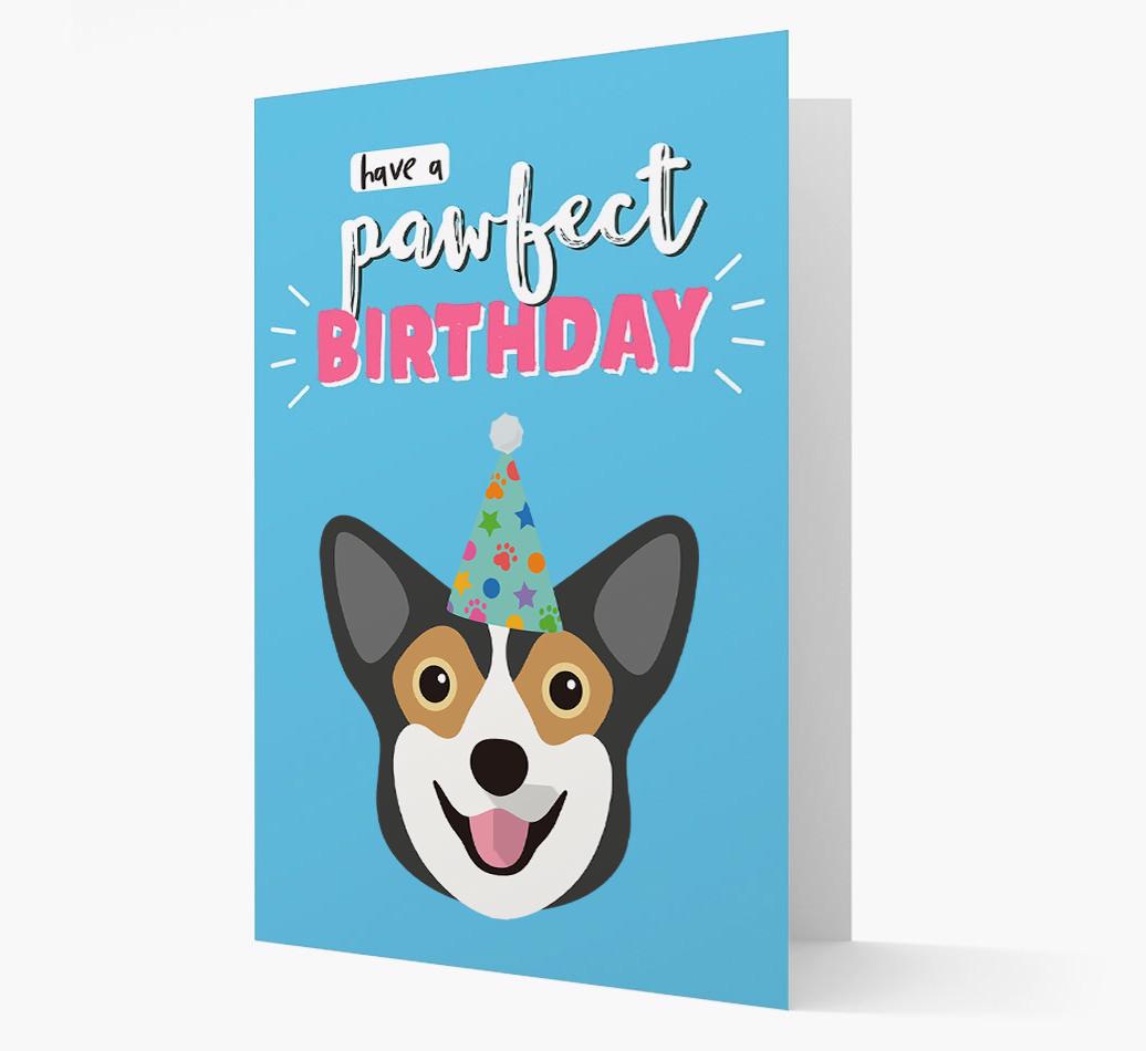 'Have A Pawfect Birthday' - Personalized {breedFullName} Card
