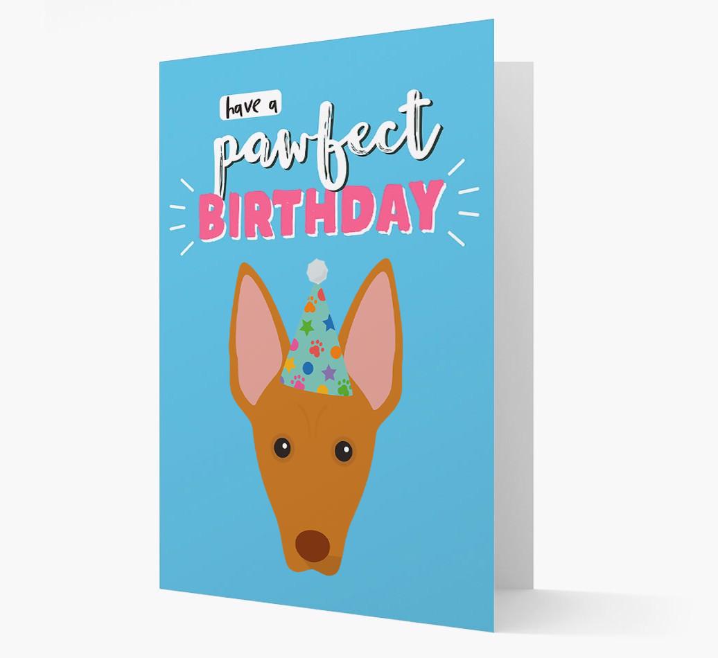 'Have A Pawfect Birthday' - Personalised {breedFullName} Card