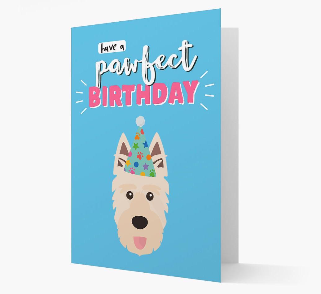 'Have A Pawfect Birthday' - Personalized {breedFullName} Card