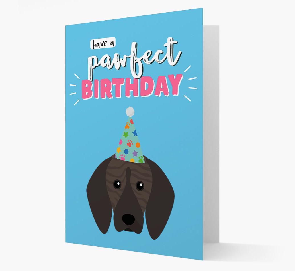 'Have A Pawfect Birthday' - Personalized {breedFullName} Card
