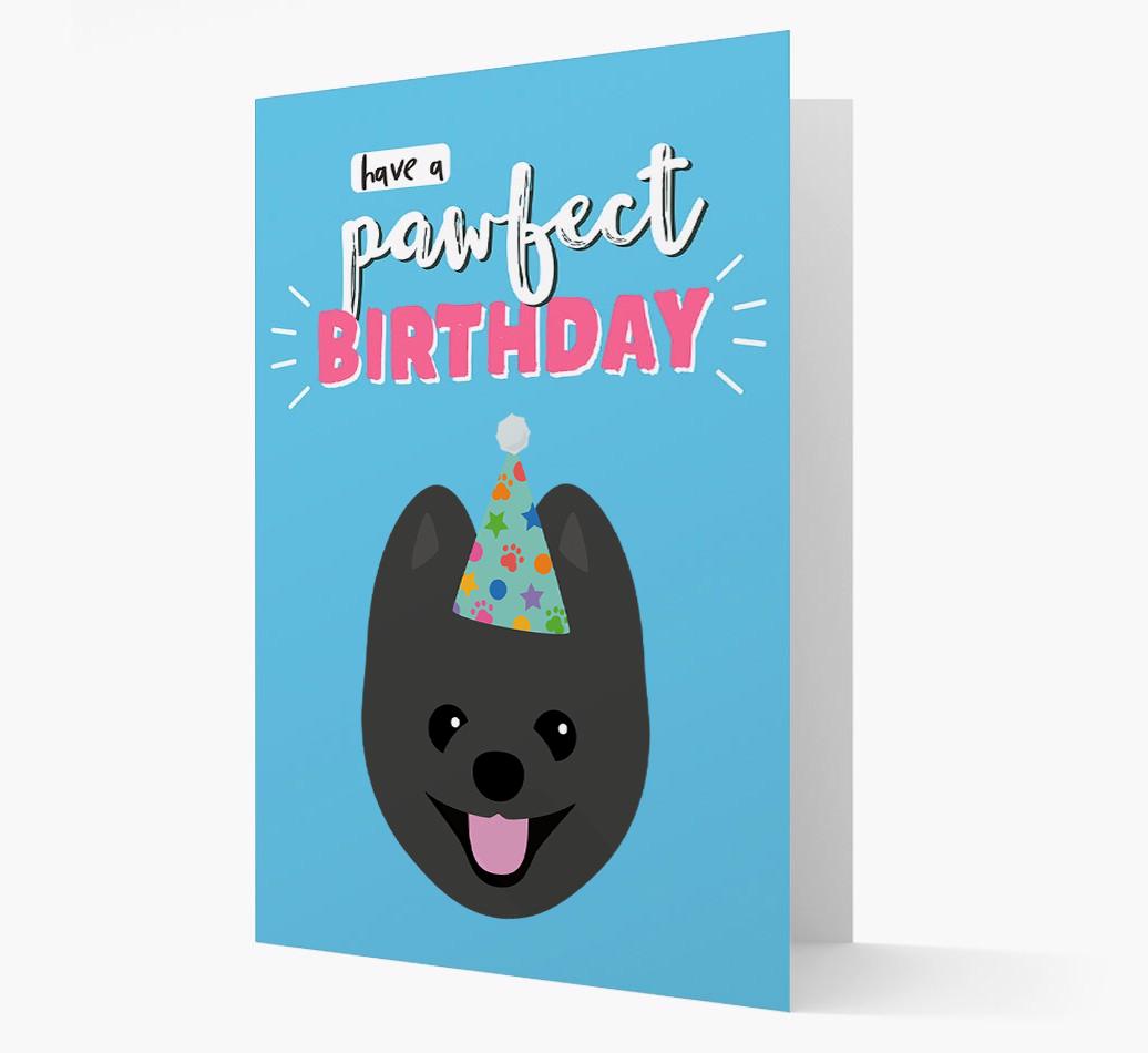 'Have A Pawfect Birthday' - Personalized {breedFullName} Card