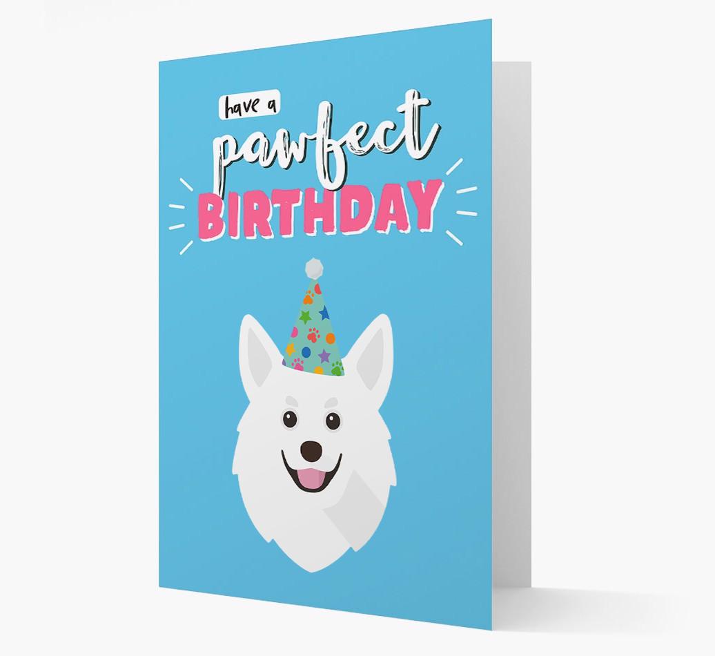'Have A Pawfect Birthday' - Personalized {breedFullName} Card