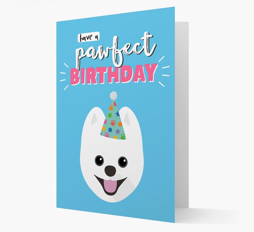 'Have A Pawfect Birthday' - Personalized {breedFullName} Card
