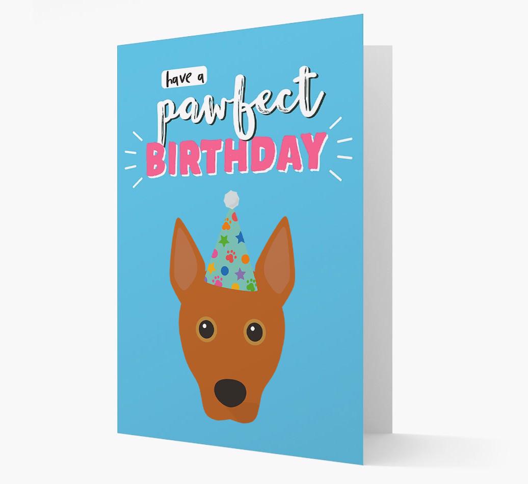 'Have A Pawfect Birthday' - Personalized {breedFullName} Card