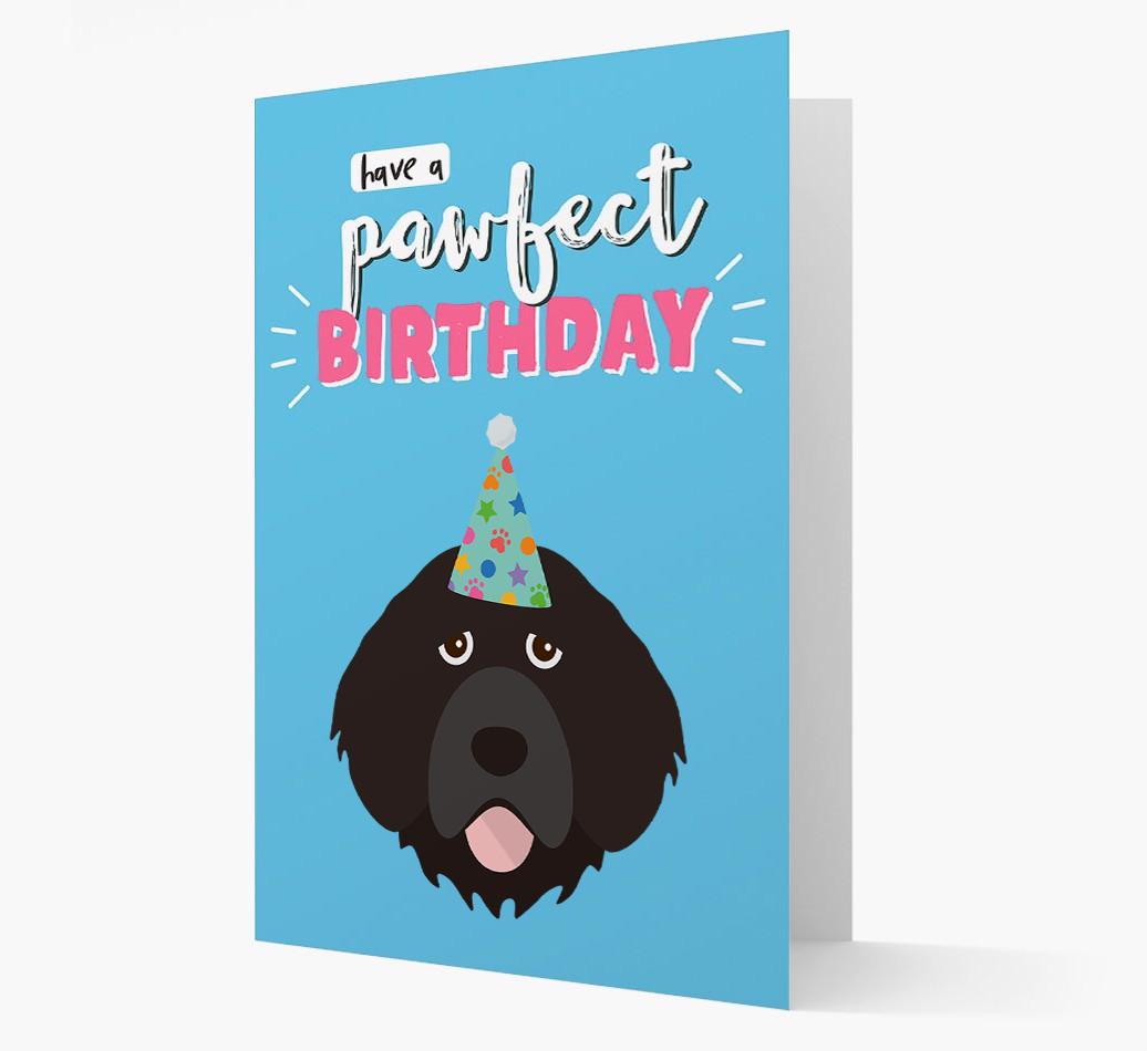 'Have A Pawfect Birthday' - Personalized {breedFullName} Card