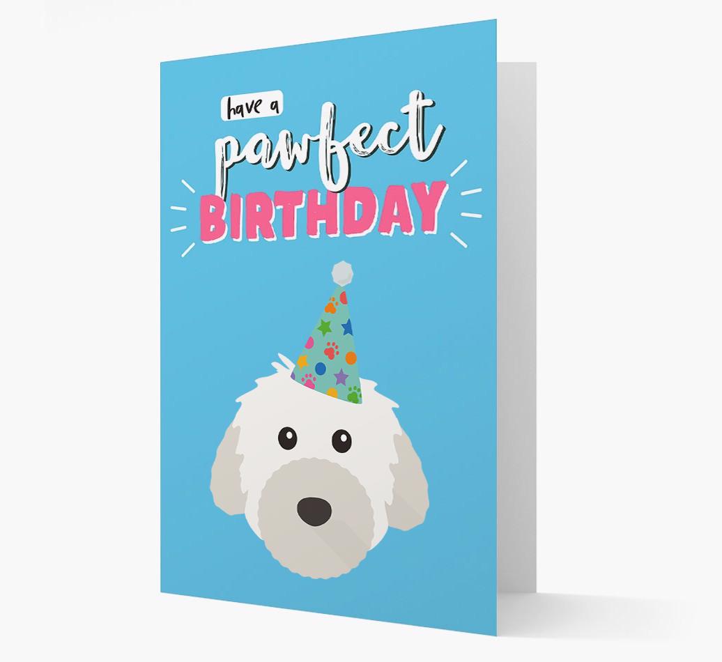 'Have A Pawfect Birthday' - Personalized {breedFullName} Card