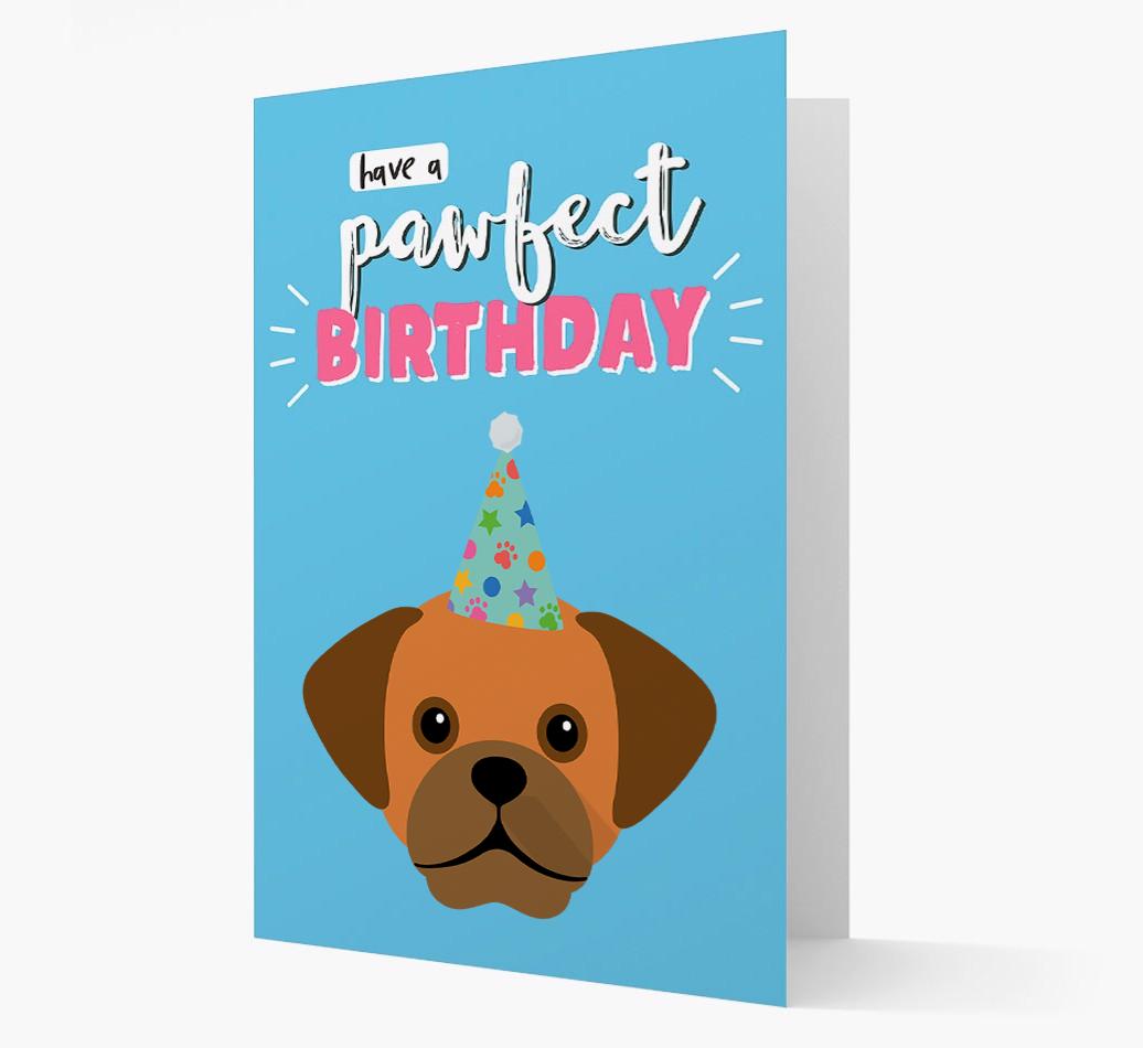 'Have A Pawfect Birthday' - Personalized {breedFullName} Card
