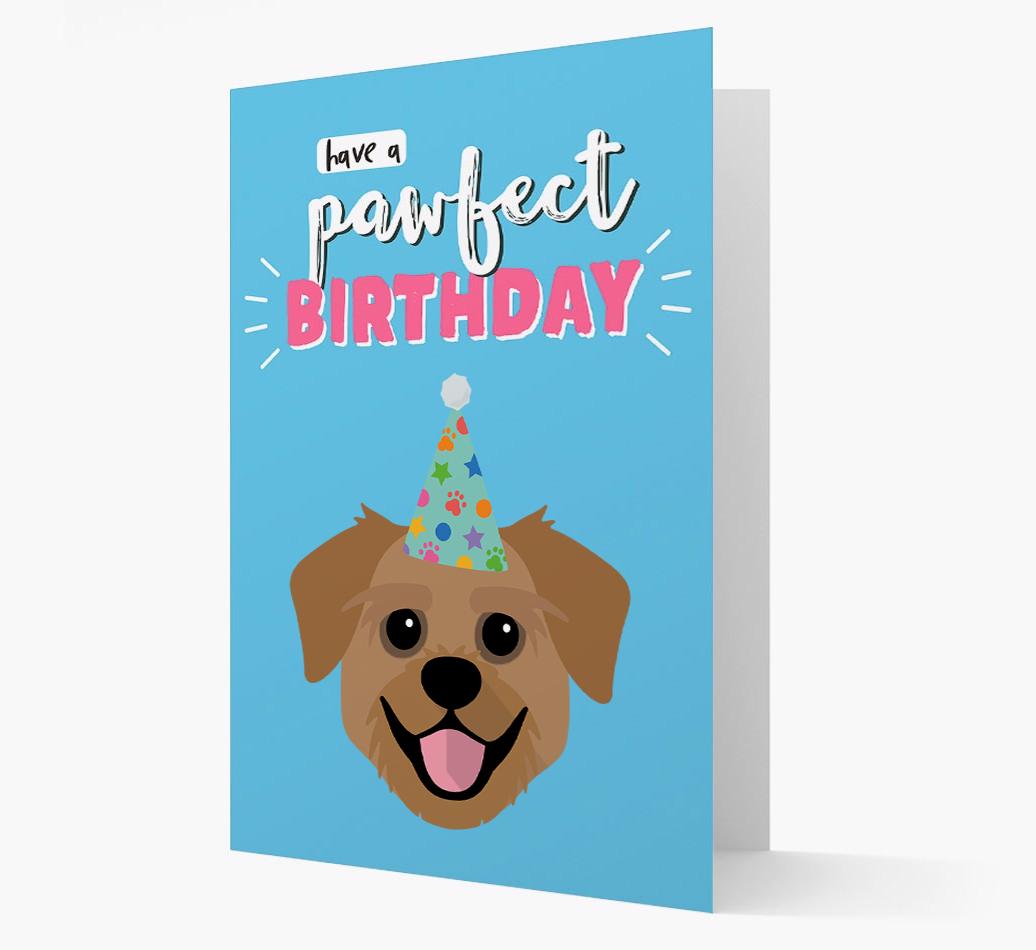 'Have A Pawfect Birthday' - Personalized {breedFullName} Card