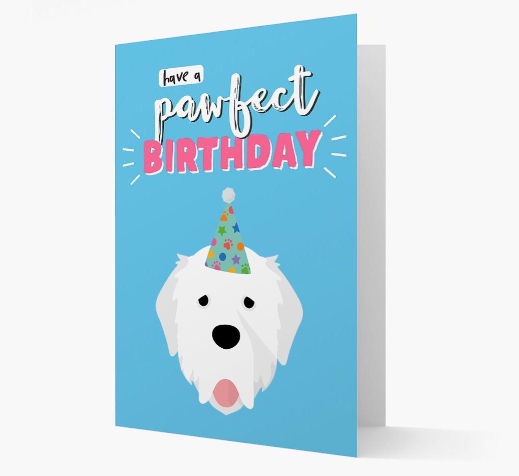 'Have A Pawfect Birthday' - Personalized {breedFullName} Card