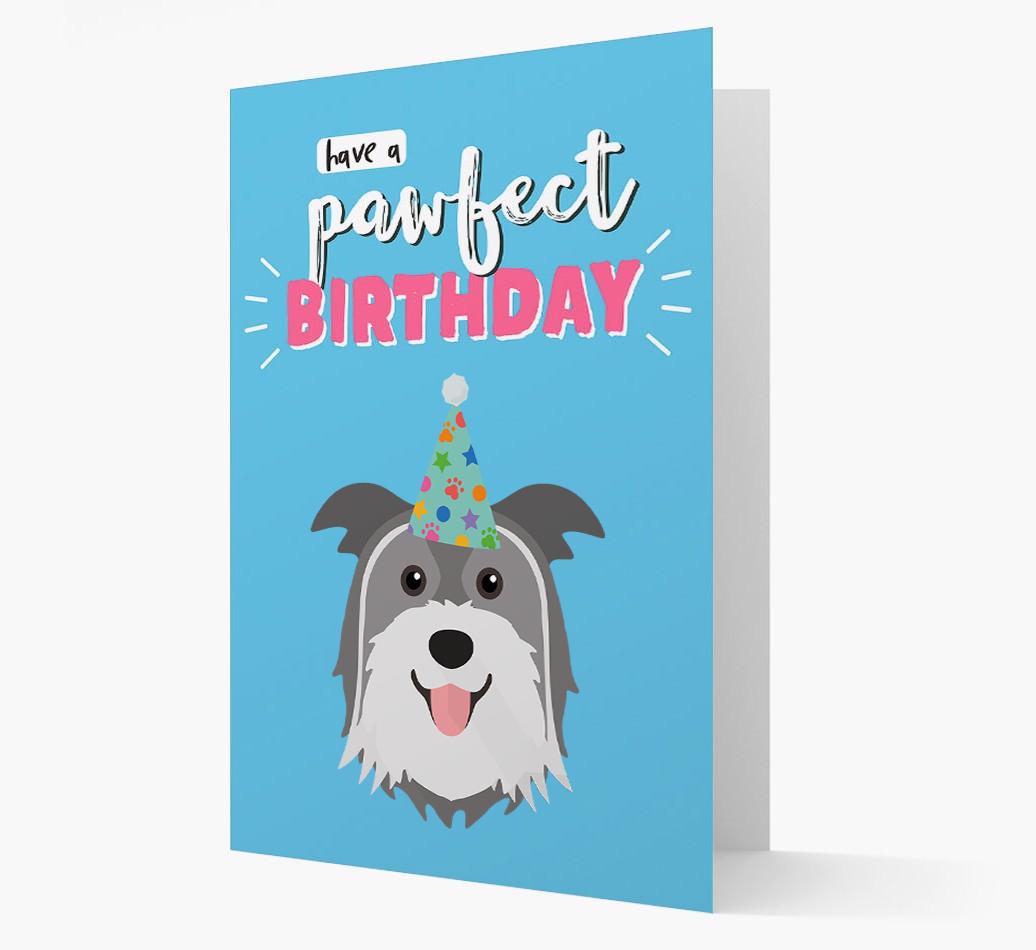 'Have A Pawfect Birthday' - Personalized {breedFullName} Card