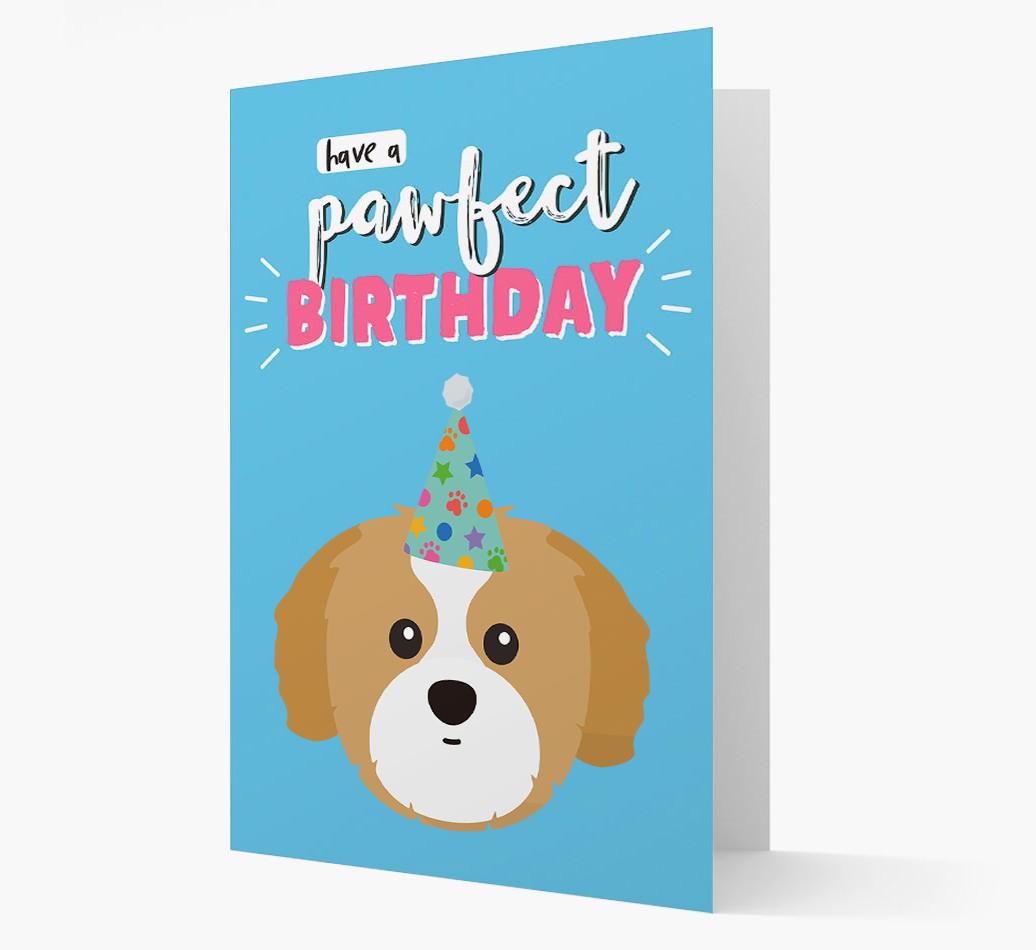 'Have A Pawfect Birthday' - Personalized {breedFullName} Card