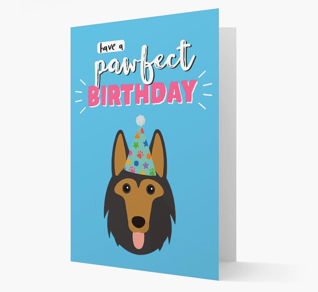'Have A Pawfect Birthday' - Personalized {breedFullName} Card