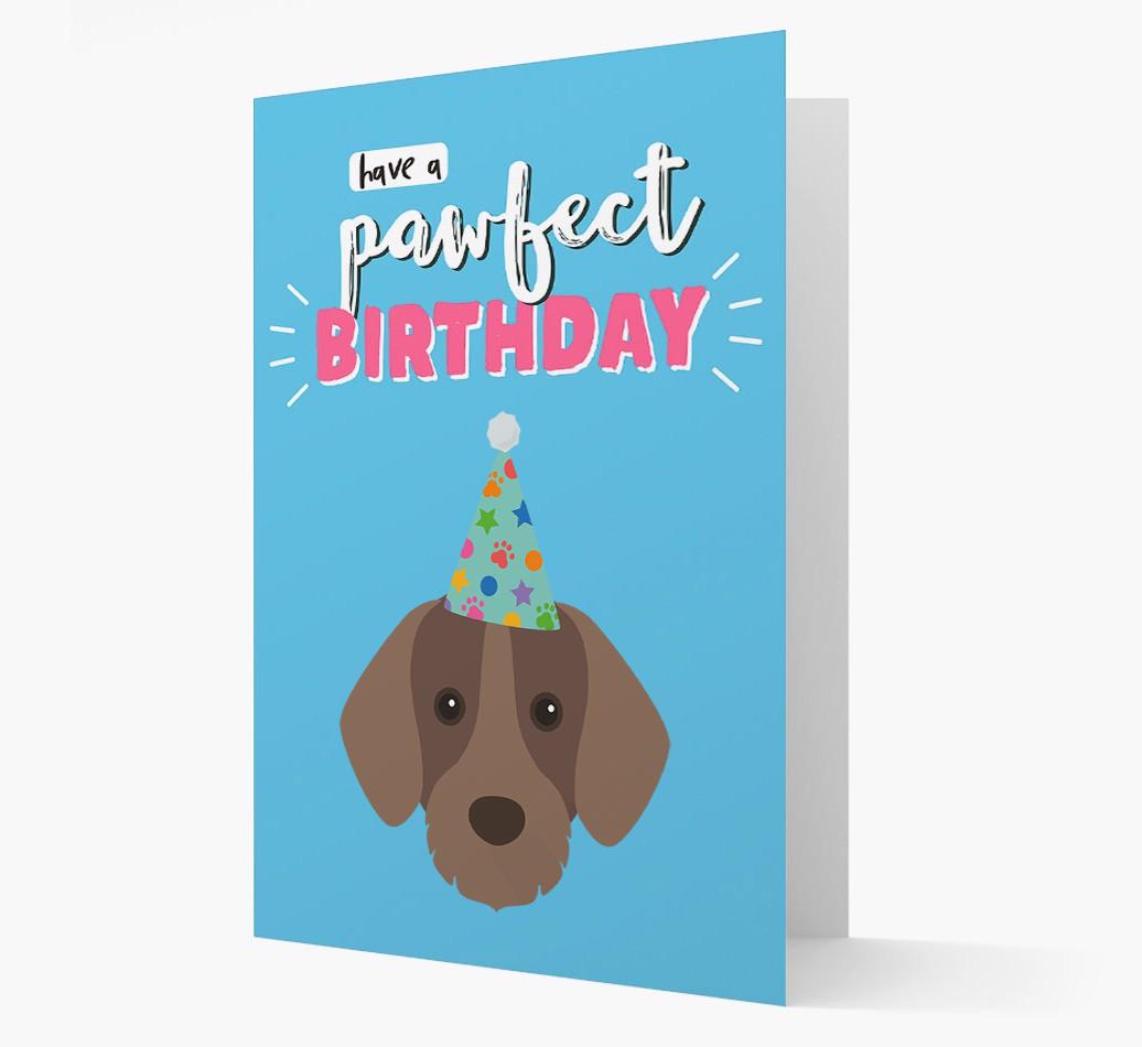 'Have A Pawfect Birthday' - Personalized {breedFullName} Card