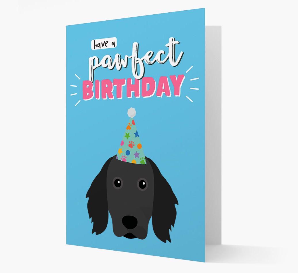 'Have A Pawfect Birthday' - Personalized {breedFullName} Card
