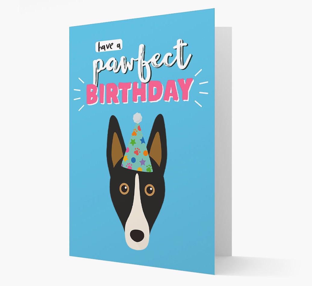 'Have A Pawfect Birthday' - Personalized {breedFullName} Card