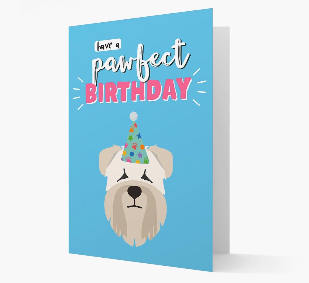 'Have A Pawfect Birthday' - Personalized {breedFullName} Card