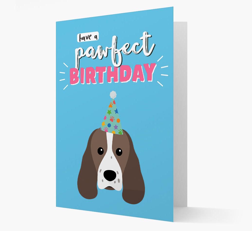 'Have A Pawfect Birthday' - Personalized {breedFullName} Card