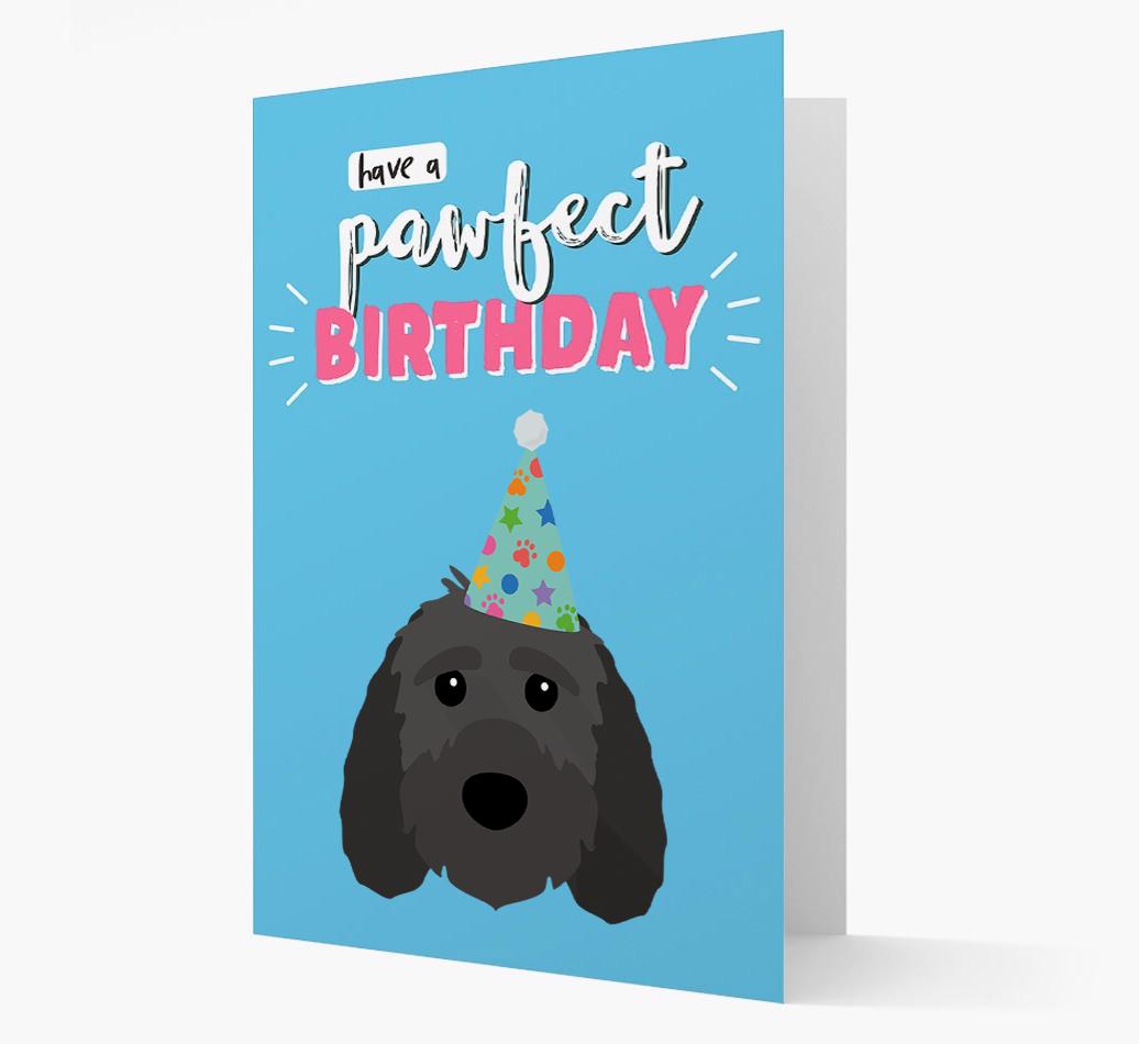 'Have A Pawfect Birthday' - Personalized {breedFullName} Card