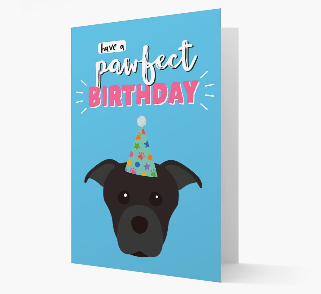 'Have A Pawfect Birthday' - Personalized {breedFullName} Card