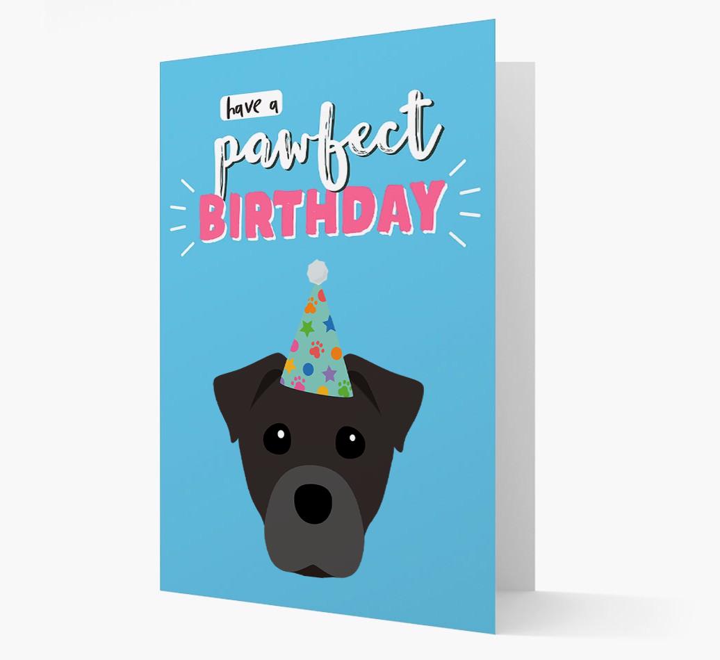 'Have A Pawfect Birthday' - Personalized {breedFullName} Card