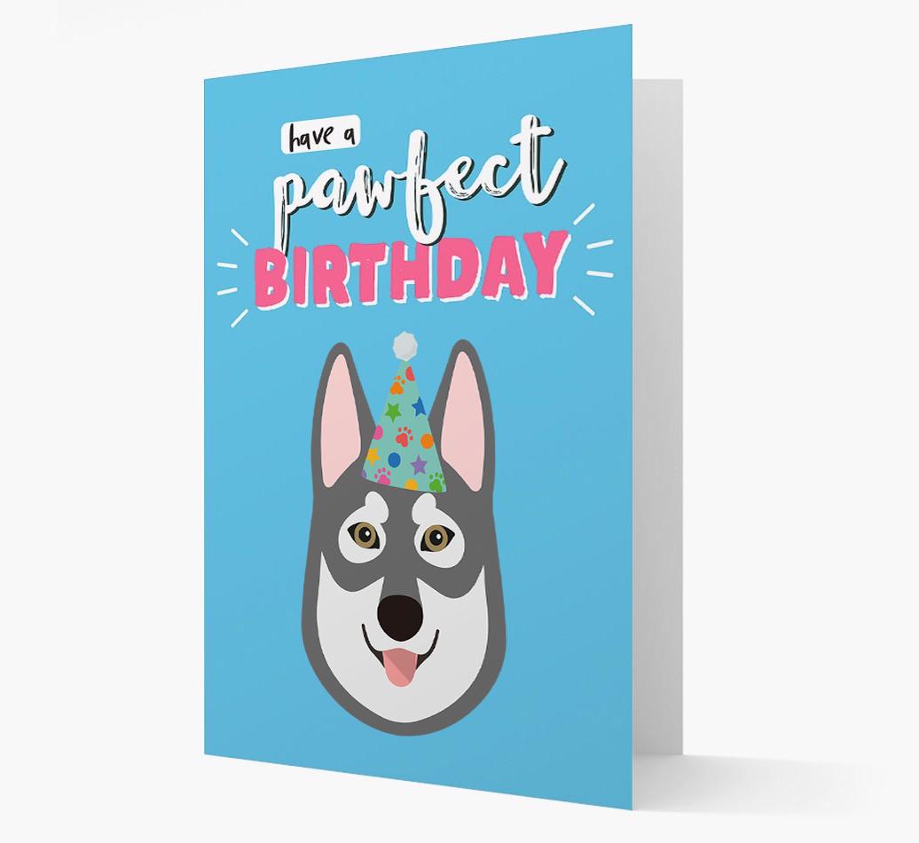 'Have A Pawfect Birthday' - Personalized {breedFullName} Card