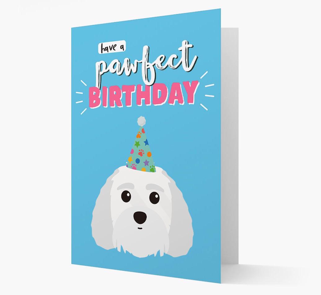 'Have A Pawfect Birthday' - Personalized {breedFullName} Card
