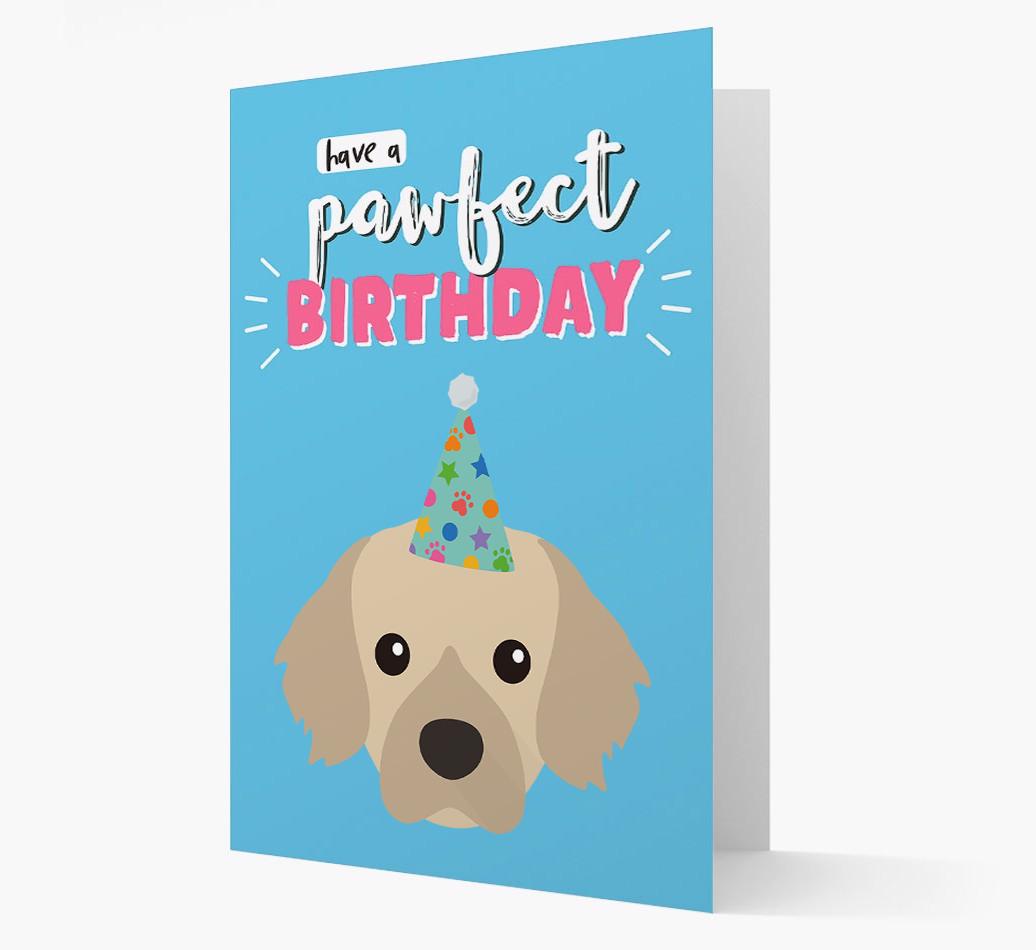 'Have A Pawfect Birthday' - Personalized {breedFullName} Card