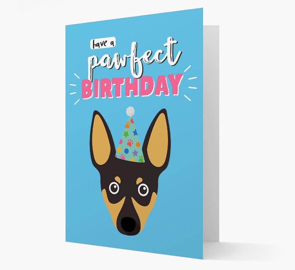 'Have A Pawfect Birthday' - Personalized {breedFullName} Card