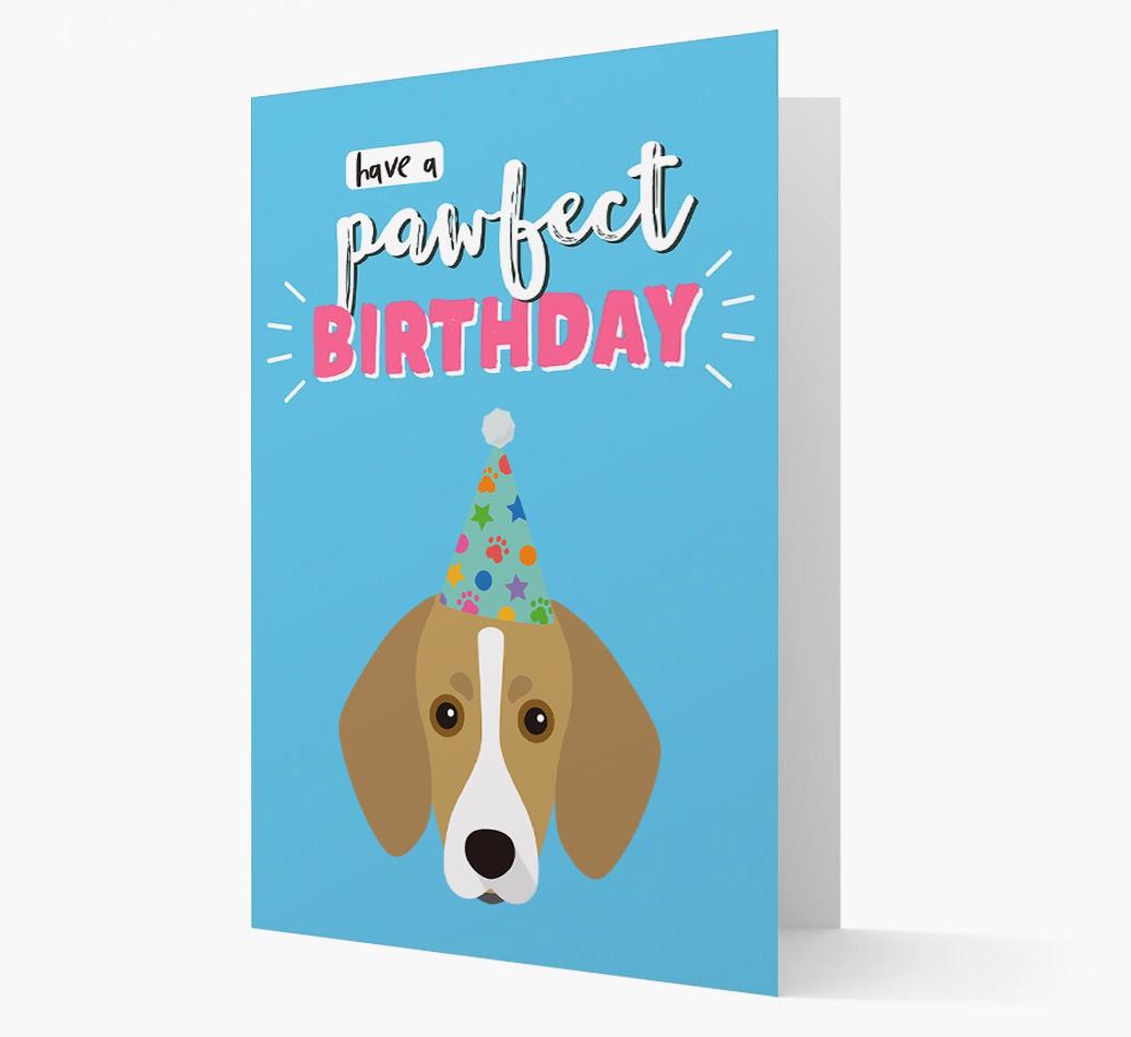 'Have A Pawfect Birthday' - Personalized {breedFullName} Card