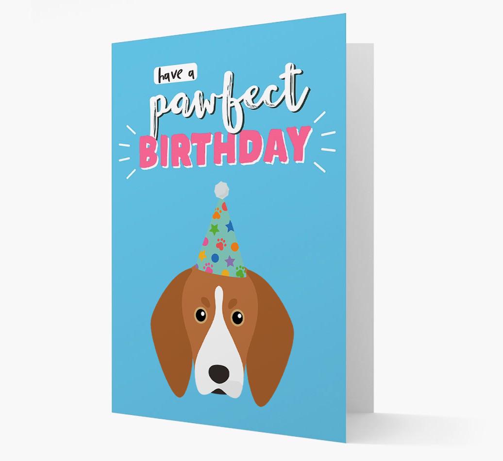 'Have A Pawfect Birthday' - Personalized {breedFullName} Card