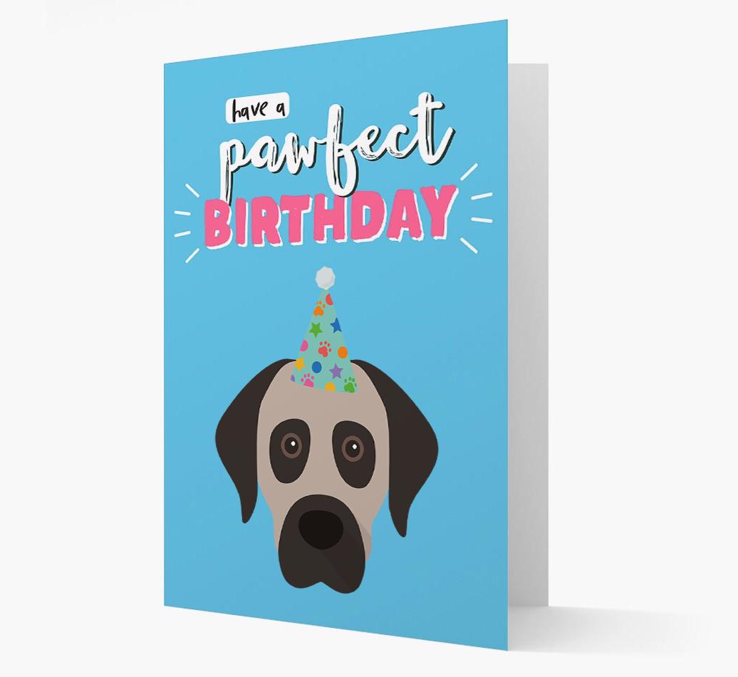 'Have A Pawfect Birthday' - Personalized {breedFullName} Card