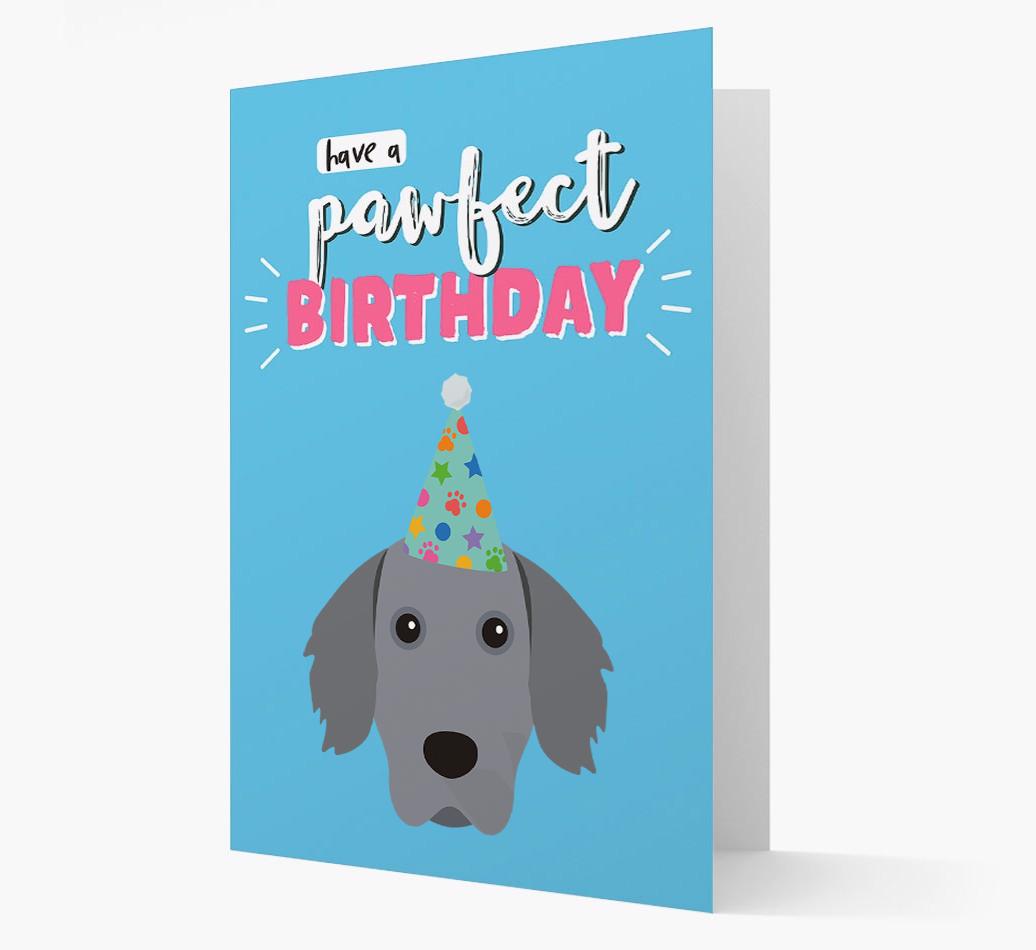 'Have A Pawfect Birthday' - Personalized {breedFullName} Card