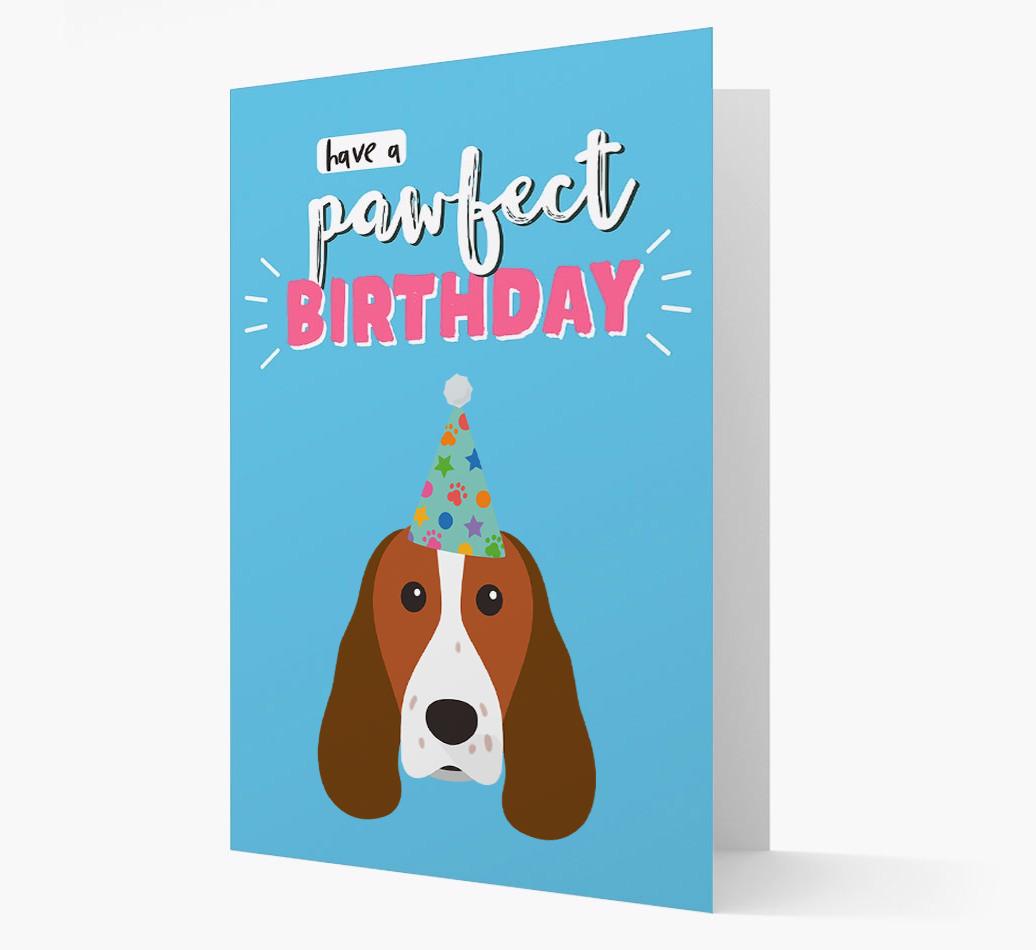 'Have A Pawfect Birthday' - Personalized {breedFullName} Card