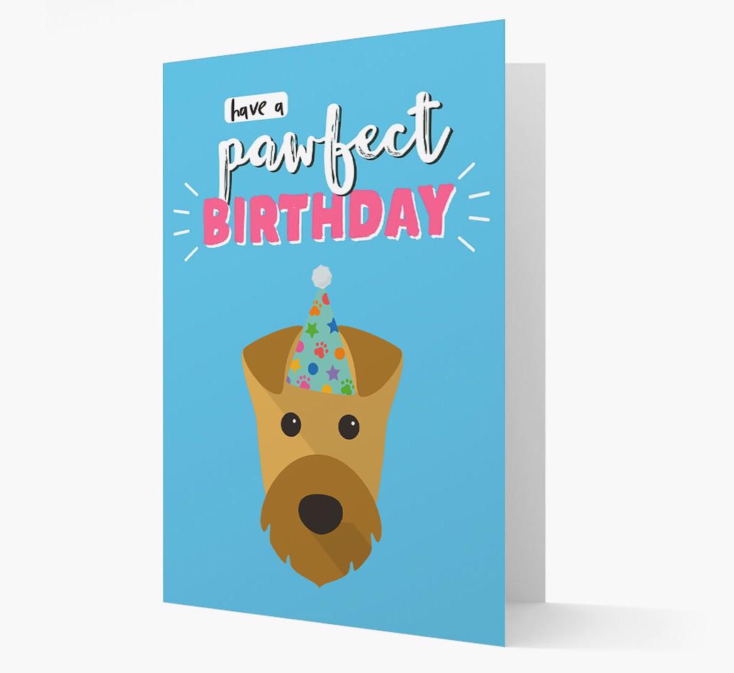 'Have A Pawfect Birthday' - Personalized {breedFullName} Card