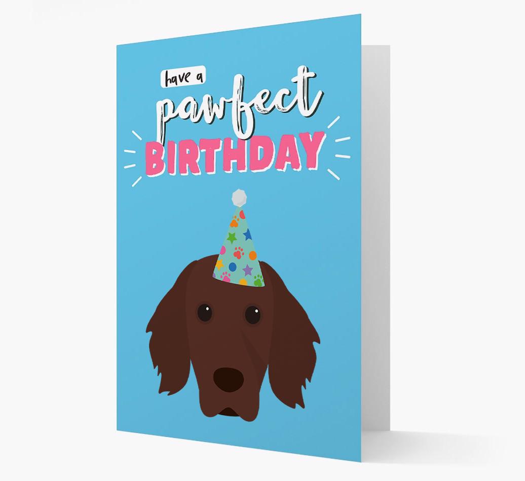'Have A Pawfect Birthday' - Personalized {breedFullName} Card