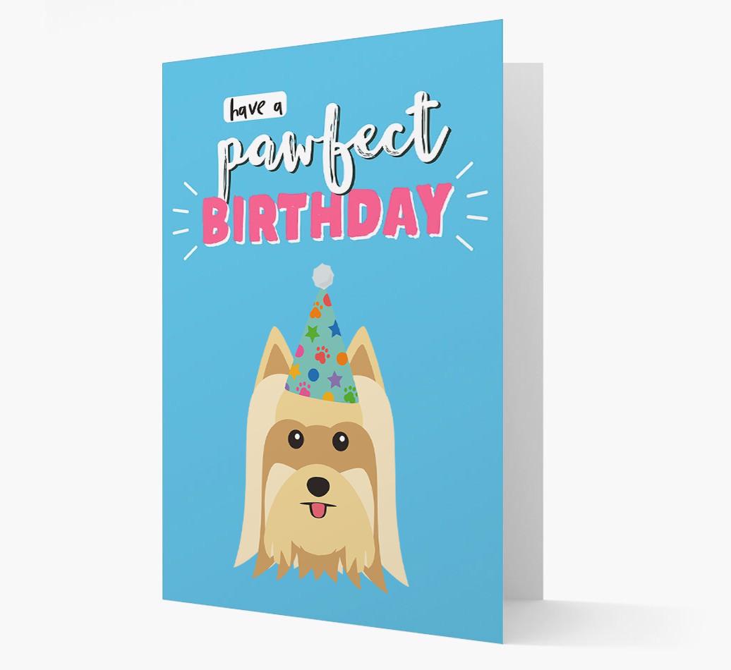 'Have A Pawfect Birthday' - Personalised {breedFullName} Card
