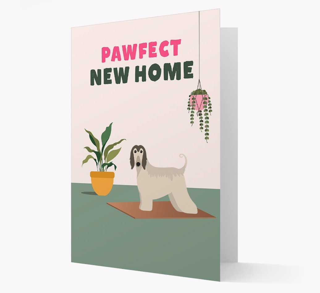 'Pawfect New Home' - Personalised {breedFullName} Card