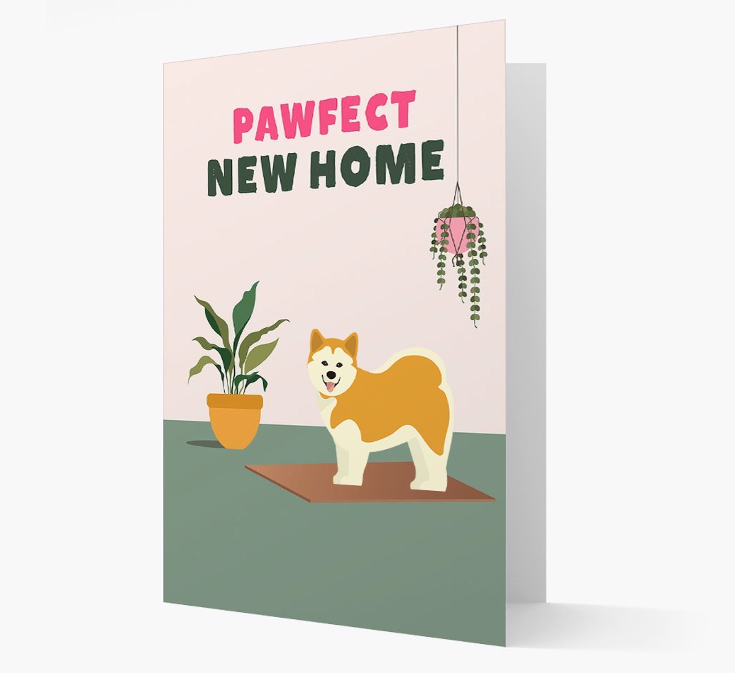 'Pawfect New Home' - Personalised {breedFullName} Card
