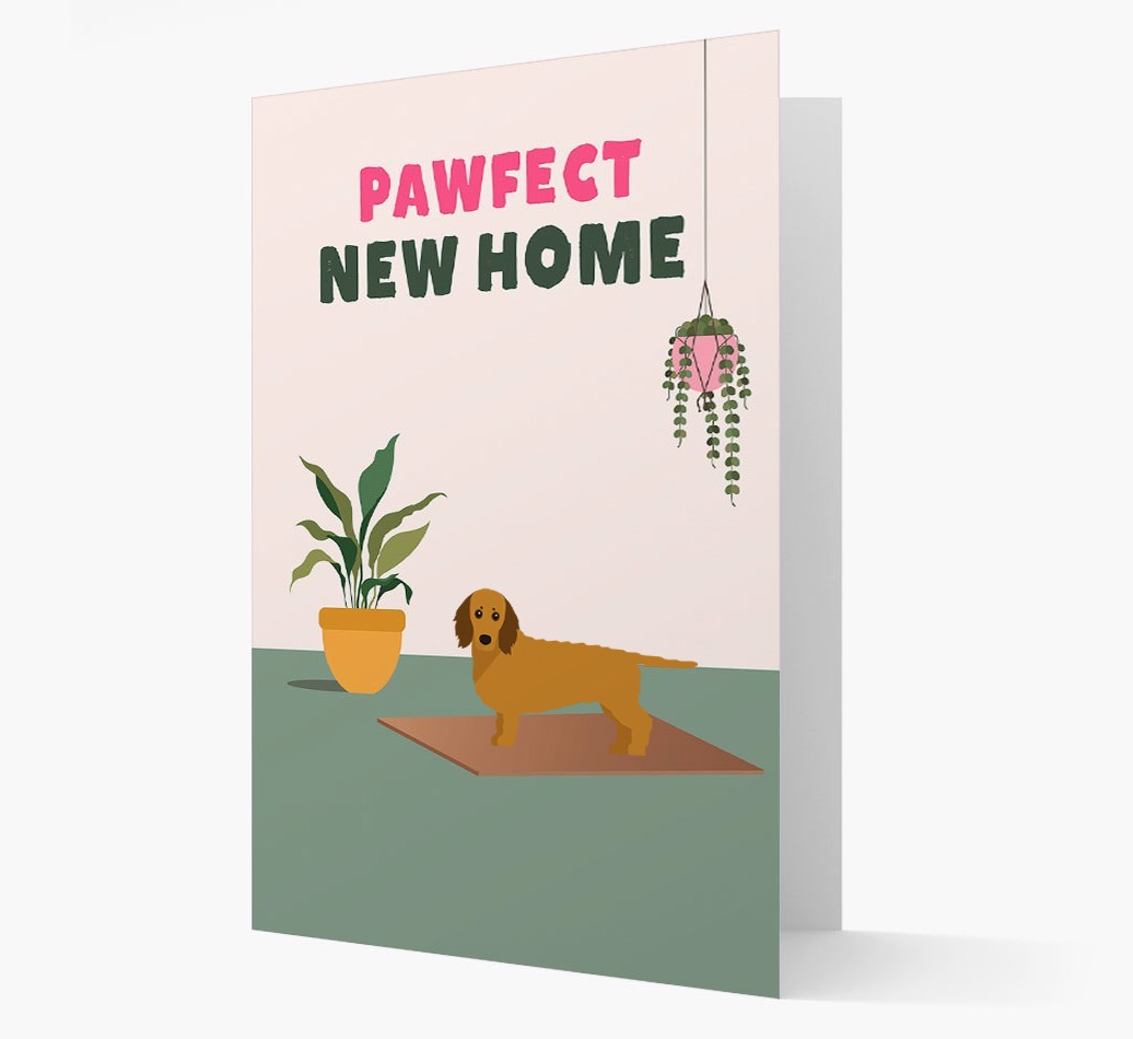 'Pawfect New Home' - Personalised {breedFullName} Card