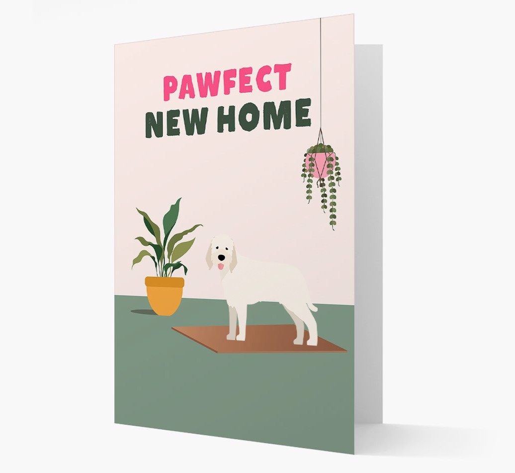 'Pawfect New Home' - Personalised {breedFullName} Card