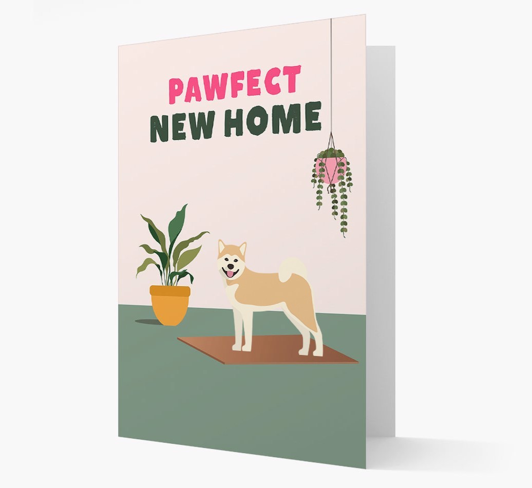 'Pawfect New Home' - Personalised {breedFullName} Card