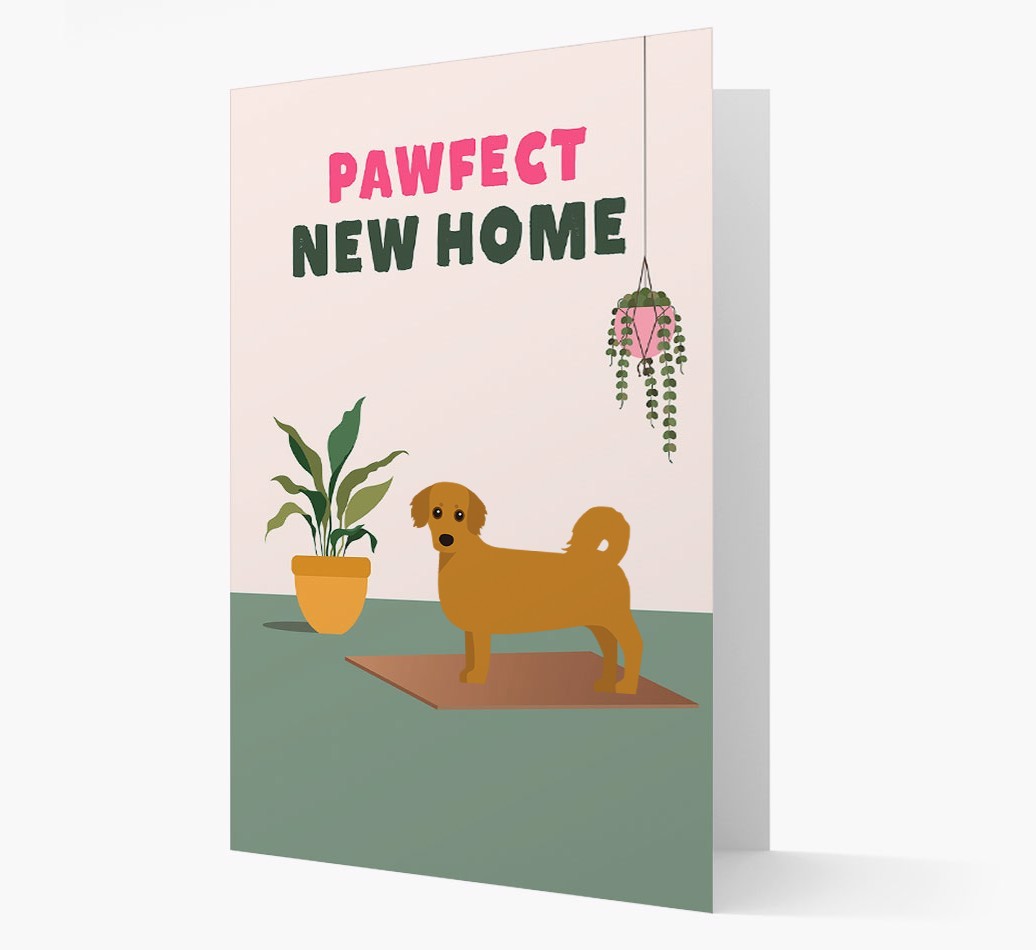 'Pawfect New Home' - Personalised {breedFullName} Card