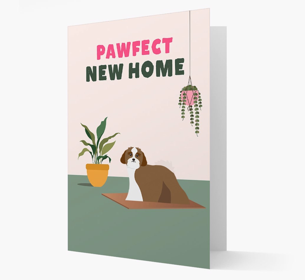 'Pawfect New Home' - Personalised {breedFullName} Card